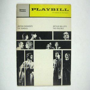 Seagull Crucible Playbill 1964 national repertory Arthur Miller Barbara Stanton